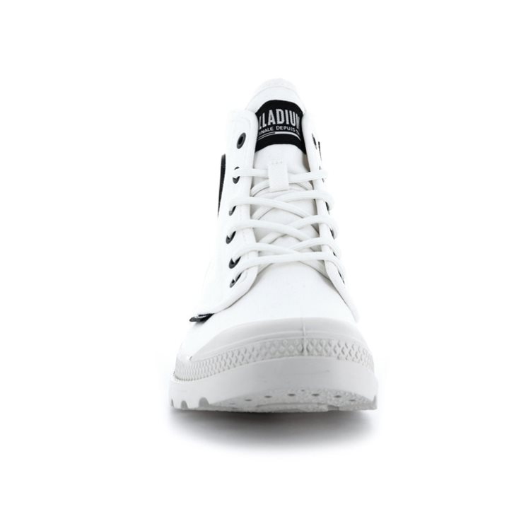 Palladium Pampa Hi Htg Supply Women's Boots White | UK C768-CMK